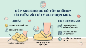 Dép Sục Cho Bé