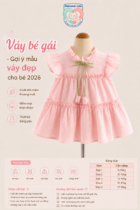 Váy bé gái - Gợi ý mẫu váy đẹp cho bé 2026