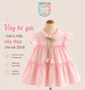 Váy bé gái, gợi ý mẫu váy đẹp cho bé