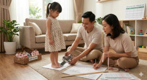 đo size giày thể thao cho bé